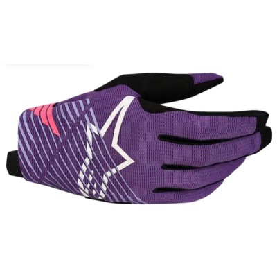 Mănuși motocross ALPINESTARS RADAR PRO PURP/BK