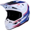 Cască motocross ALPINESTARS SM7 BLASTER WHT/BLU/RED