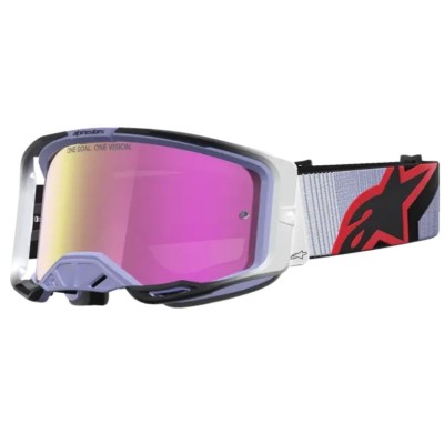 Ochelari de motocross ALPINESTARS VISION 8 MAVEN LAV BLACK MIRROR-PINK