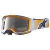 Ochelari de motocross ALPINESTARS VISION 8 MAVEN DUST BL/ORG MRR SILVR