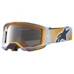 Ochelari de motocross ALPINESTARS VISION 8 MAVEN DUST BL/ORG MRR SILVR thumb