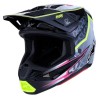 Cască motocross ALPINESTARS SM7 BLASTER BLK/GRY/YLW
