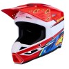 Cască motocross pentru copii ALPINESTARS SM3 FALCON RED/WHT/BLU