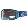 Ochelari motocross ALPINESTARS SUPERTECH DURA AIR FLUID BLUE FADE/SIL/CLR