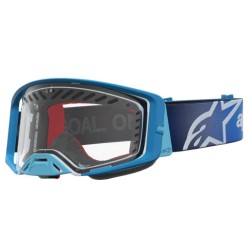 Ochelari motocross ALPINESTARS SUPERTECH DURA AIR FLUID BLUE FADE/SIL/CLR