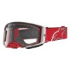 Ochelari motocross ALPINESTARS SUPERTECH DURA AIR FLUID RED/SIL/CLR