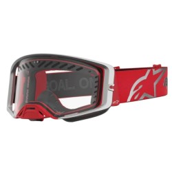 Ochelari motocross ALPINESTARS SUPERTECH DURA AIR FLUID RED/SIL/CLR Ochelari motocross ALPINESTARS SUPERTECH DURA AIR FLUID RED/SIL/CLR