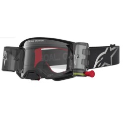Ochelari motocross ALPINESTARS SUPERTECH FIRMA ROLL OFF BLK/SIL/CLR