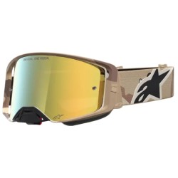 Ochelari motocross ALPINESTARS SUPERTECH LONE CAMO DESERT MIRROR-GLD