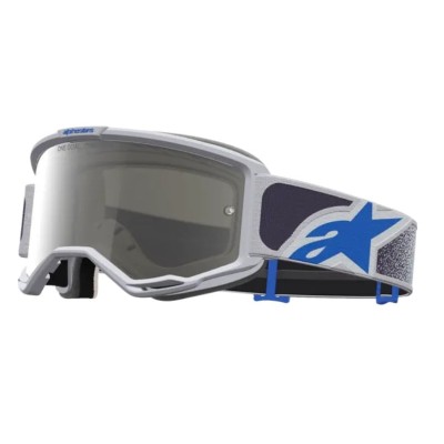 Ochelari motocross ALPINESTARS VISION 5 DRAG LT LILAC BLU MIRROR-SILVER