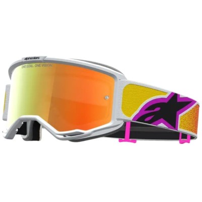 Ochelari motocross ALPINESTARS VISION 5 DRAG ORG RED MIRROR-RED