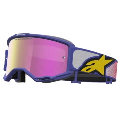 Ochelari motocross ALPINESTARS VISION 5 DRAG RED PURPLE MIRROR-PINK