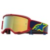 Ochelari motocros ALPINESTARS VISION 5 DRAG FIRE RED BLU MIRROR-GLD
