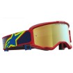 Ochelari motocros ALPINESTARS VISION 5 DRAG FIRE RED BLU MIRROR-GLD thumb