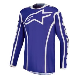 Jersey motocross Alpinestars FLUID APEX V2 BLUE/WHITE