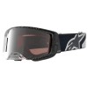 Ochelari motocross ALPINESTARS SUPERTECH HITEN WHT BLACK MIRROR-SILVER