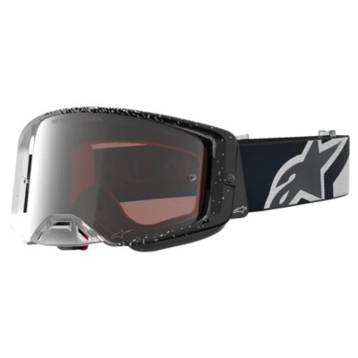 Ochelari motocross ALPINESTARS SUPERTECH HITEN WHT BLACK MIRROR-SILVER