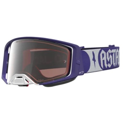 Ochelari motocross ALPINESTARS SUPERTECH ATROX DP BL WH MIRR-SILVER