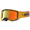 Ochelari motocross ALPINESTARS VISION 8 AMBER FIRE RED BLK MIRROR-RED thumb