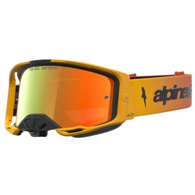 Ochelari motocross ALPINESTARS VISION 8 AMBER FIRE RED BLK MIRROR-RED
