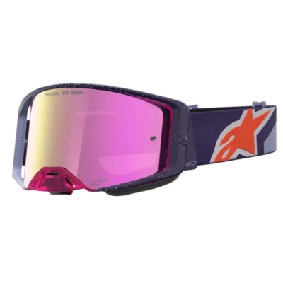 Ochelari motocross ALPINESTARS SUPERTECH HITEN PUR RED MIRROR-PINK