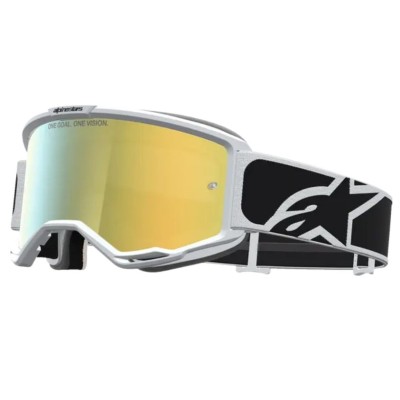 Ochelari motocross ALPINESTARS VISION 5 RORA BLK WHITE MIR MIRROR-GOLD