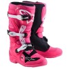 Cizme motocross pentru copii Alpinestars TECH 7S PNK/BK/WH