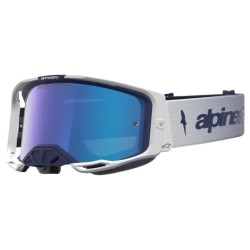 Ochelari motocross ALPINESTARS VISION 8 AMBER NVY/WHT/MIRR-BLUE Ochelari motocross ALPINESTARS VISION 8 AMBER NVY/WHT/MIRR-BLUE