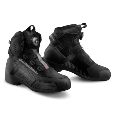 Ghete moto damă SHIMA EDGE BLACK