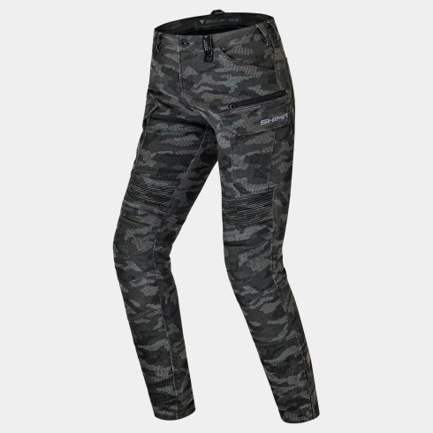 Pantaloni moto textili pentru femei SHIMA GIRO 3.0 CAMO