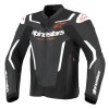 Geacă din piele ALPINESTARS GP FORCE V2 BK/WHT