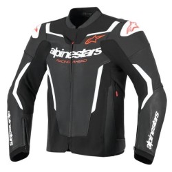 Geacă din piele ALPINESTARS GP FORCE V2 BK/WHT