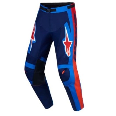 Pantaloni motocross ALPINESTARS RACER HUNT BLUE/RED
