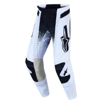 Pantaloni motocross ALPINESTARS TECHSTAR SWAN WHITE/BLACK