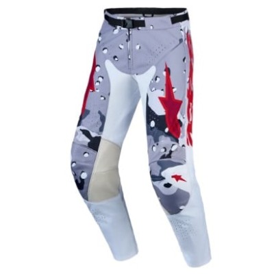 Pantaloni motocross ALPINESTARS RACER AIR LONE GY/CAM/WH/RD