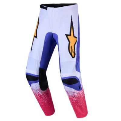 Pantaloni motocross ALPINESTARS Fluid DRAG LIL/BLU/GLD