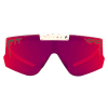 Ochelari de soare Pit Viper The Heater Flip-Offs 2.0 Wide Sunglasses Red Lens
