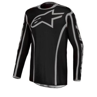 Jersey motocross ALPINESTARS FLUID APEX V2 BLK/SIL Jersey motocross ALPINESTARS FLUID APEX V2 BLK/SIL