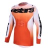 Tricou motocross ALPINESTARS RACER AMBER RED/LIL/BLK