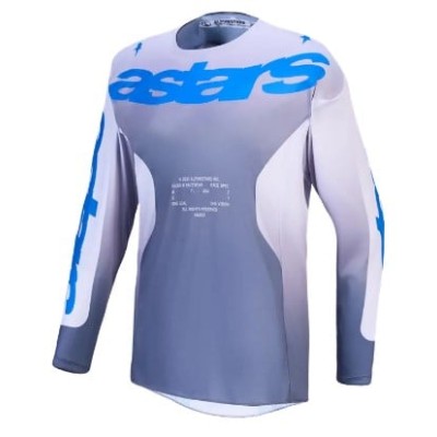Jersey motocross ALPINESTARS RACER AMBER GRY/LIL/BLU