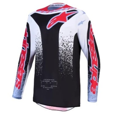 Jersey motocross ALPINESTARS FLUID DRAG BK/WH/BL/RD Jersey motocross ALPINESTARS FLUID DRAG BK/WH/BL/RD