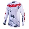 Tricou motocross ALPINESTARS RACER AIR LONE GY/CAM/WH/RD