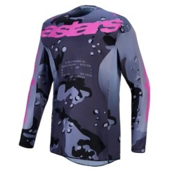 Jersey motocross ALPINESTARS RACER LONE GY/CAMO/PU Jersey motocross ALPINESTARS RACER LONE GY/CAMO/PU