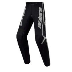 Pantaloni motocross pentru copii ALPINESTARS FLUID APEX V2 BLK/SIL