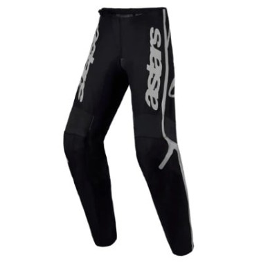 Pantaloni motocross pentru copii ALPINESTARS FLUID APEX V2 BLK/SIL