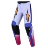 Pantaloni motocross pentru copii ALPINESTARS FLUID DRAG LIL/BLU/GLD