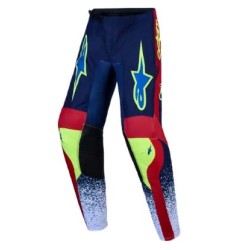 Pantaloni motocross copii ALPINESTARS FLUID DRAG BL/NV/RD/WH Pantaloni motocross copii ALPINESTARS FLUID DRAG BL/NV/RD/WH
