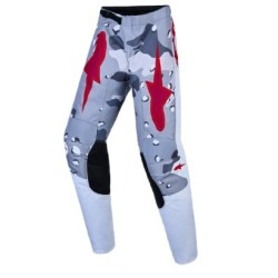 Pantaloni motocross pentru copii ALPINESTARS FLUID LONE CAM/WHT/RD Pantaloni motocross pentru copii ALPINESTARS FLUID LONE CAM/WHT/RD