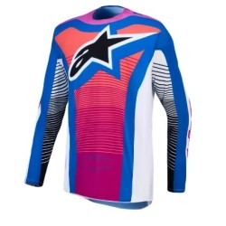Tricou motocross ALPINESTARS TECHSTAR MAVEN WHITE/CL/BL Tricou motocross ALPINESTARS TECHSTAR MAVEN WHITE/CL/BL