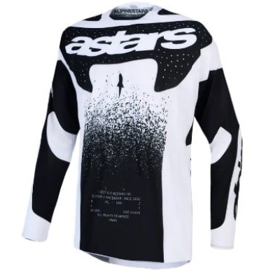 Tricou motocross ALPINESTARS TECHSTAR SWAN WHITE/BLACK Tricou motocross ALPINESTARS TECHSTAR SWAN WHITE/BLACK